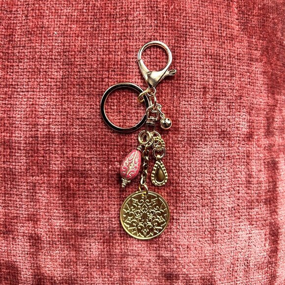 EARTHY MEDALLION Bag Charm Charm Gold - Picture 3 of 8